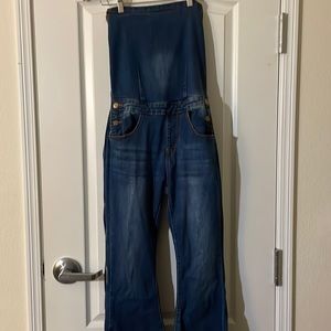 American Bazi overalls Flare leg with ties in back